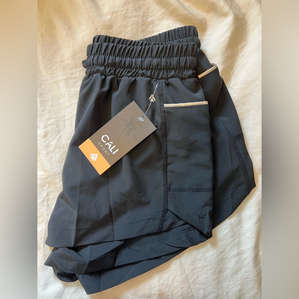 CALI Sport Black Athletic Shorts